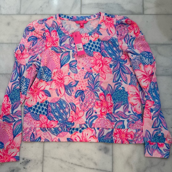 Lilly Pulitzer Jensen Sweatshirt. NWT. - Picture 2 of 6